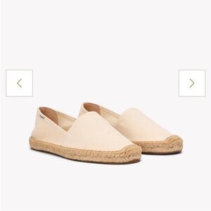 Soludos Tan Espadrille Loafers